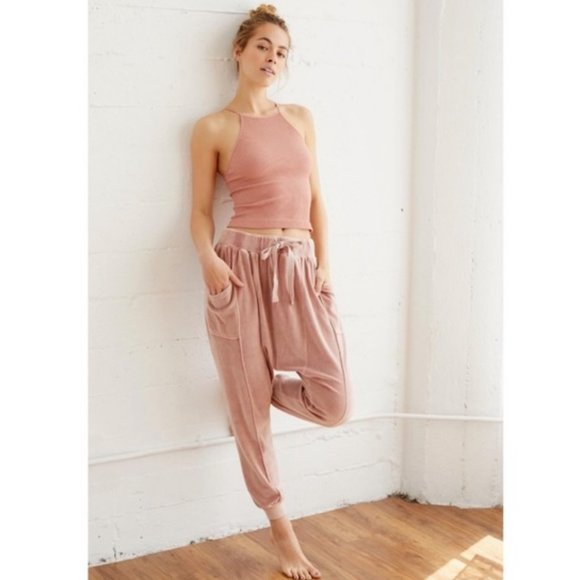 Free People Pants - NWOT FP Velour Harem Joggers
